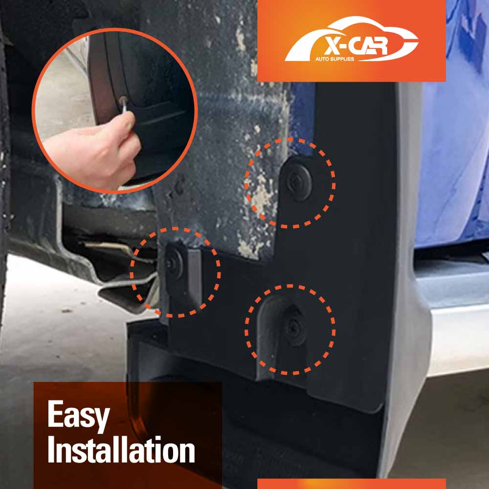 Mud Flaps Splash Guards for GWM Cannon-X/Cannon Vanta 2021-Onwards Mudguard Fender Front and Rear Set of 4