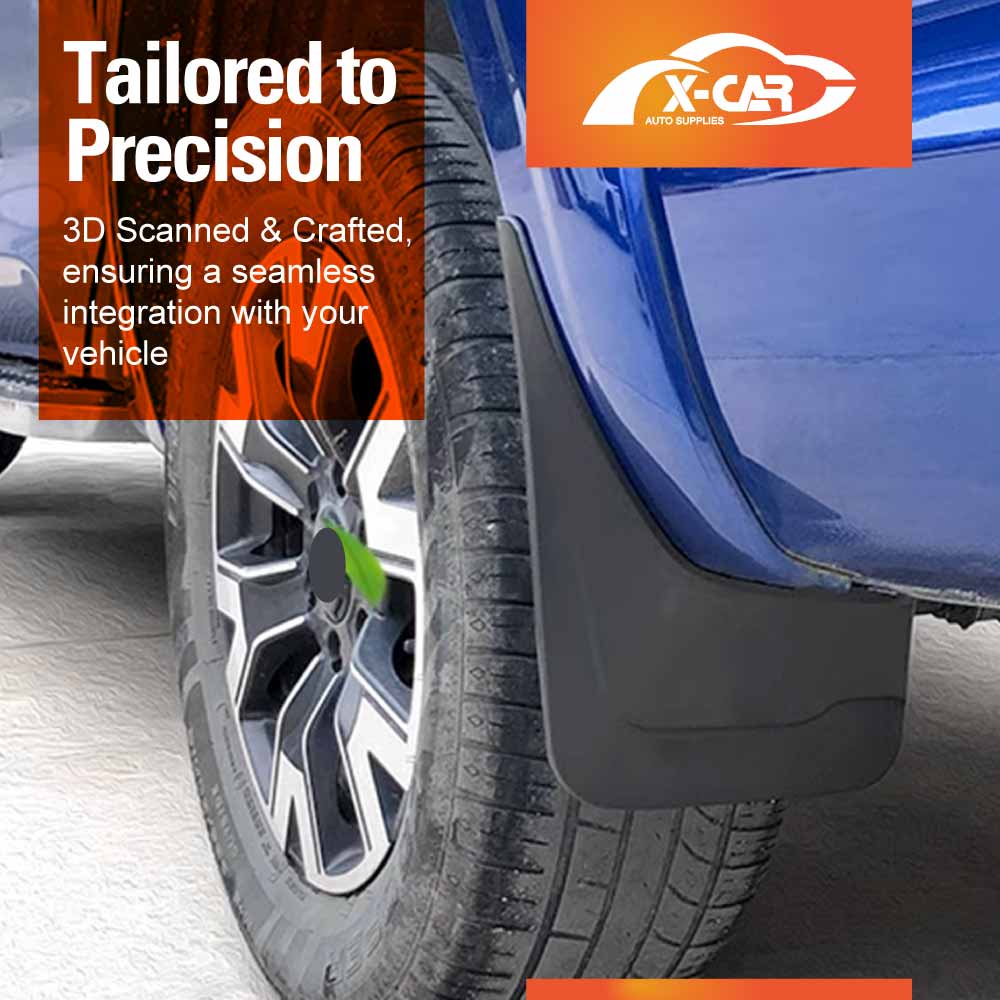 Mud Flaps Splash Guards for GWM Cannon-X/Cannon Vanta 2021-Onwards Mudguard Fender Front and Rear Set of 4