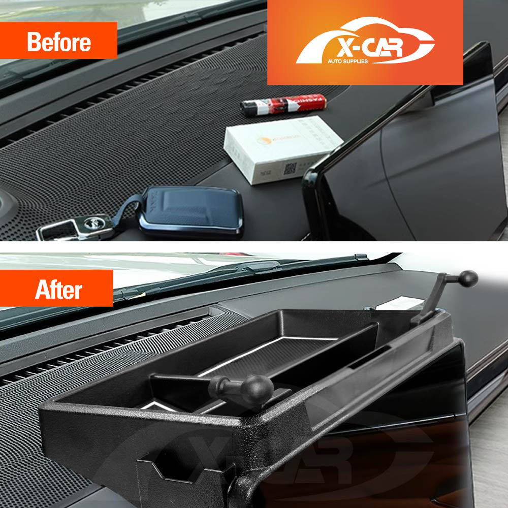 Dash Center Console Organizer for GWM Cannon Alpha 2024-2025 Dashboard Storage Box Phone Stand Tray