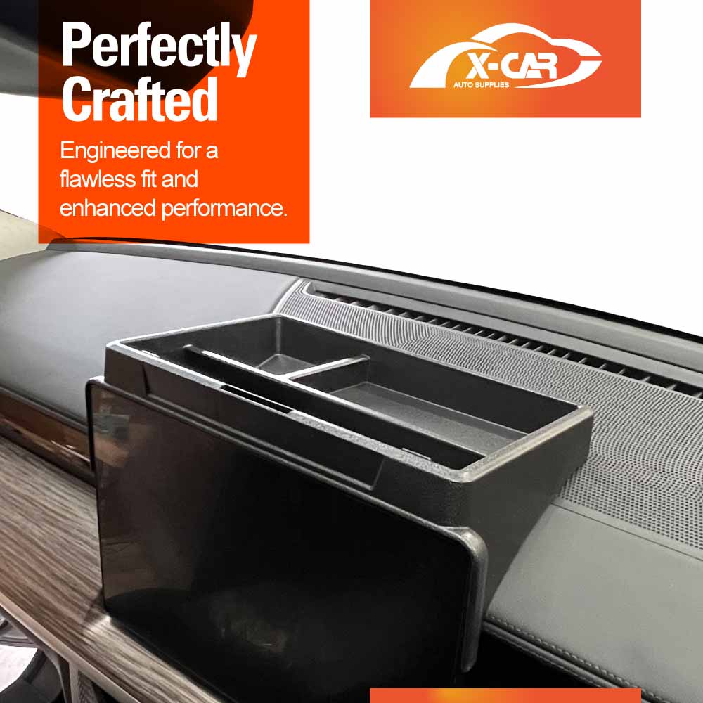 Dash Center Console Organizer for GWM Cannon Alpha 2024-2025 Dashboard Storage Box Phone Stand Tray