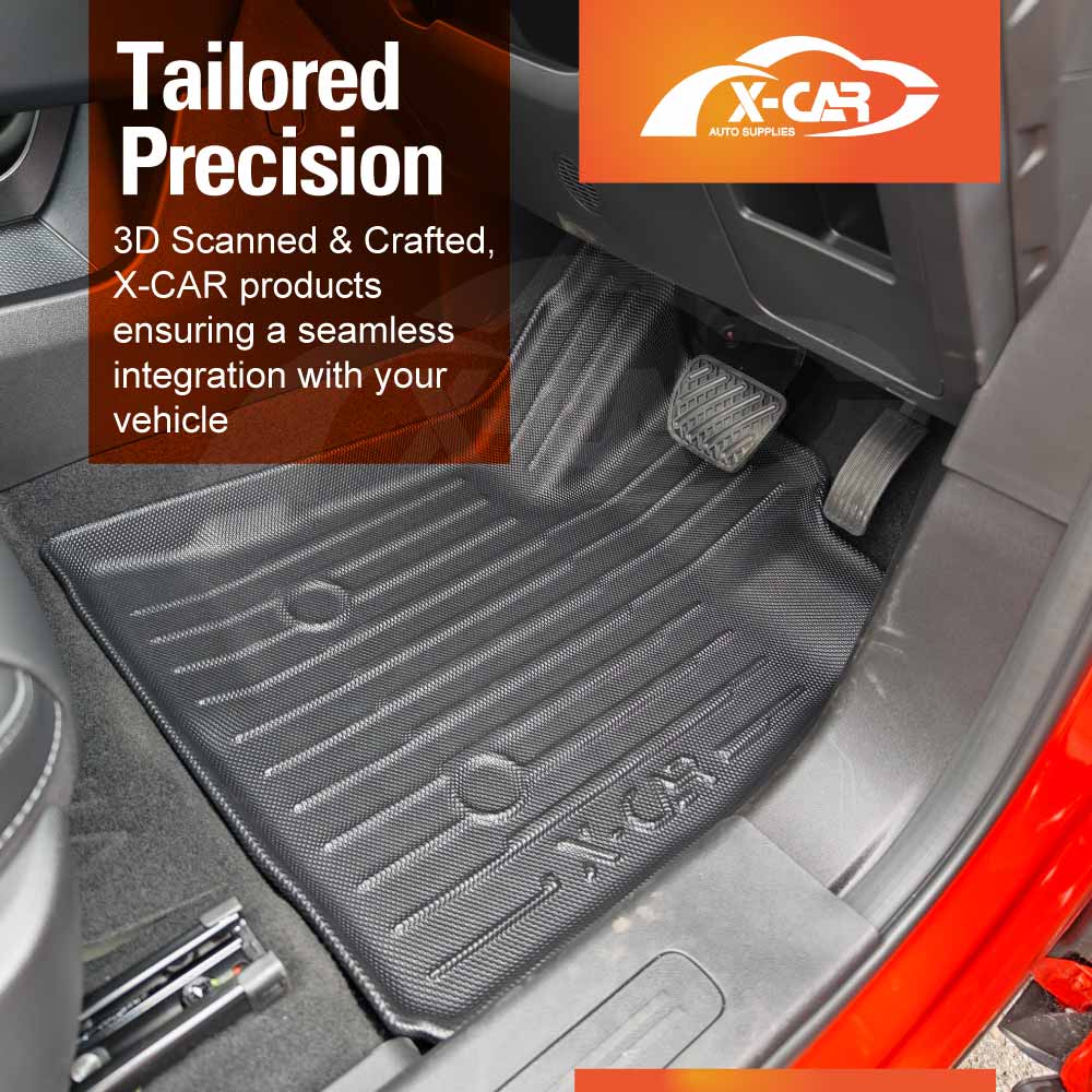Floor Mats Boot Liner Set for GWM Haval H7 2025-Onwards All Weather Heavy Duty Car Trunk Cargo Kick Back Seat Protector Cover