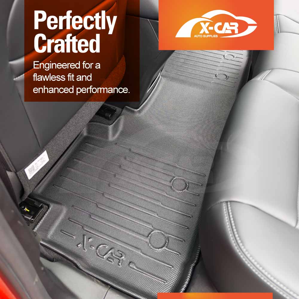 Floor Mats Boot Liner Set for GWM Haval H7 2025-Onwards All Weather Heavy Duty Car Trunk Cargo Kick Back Seat Protector Cover