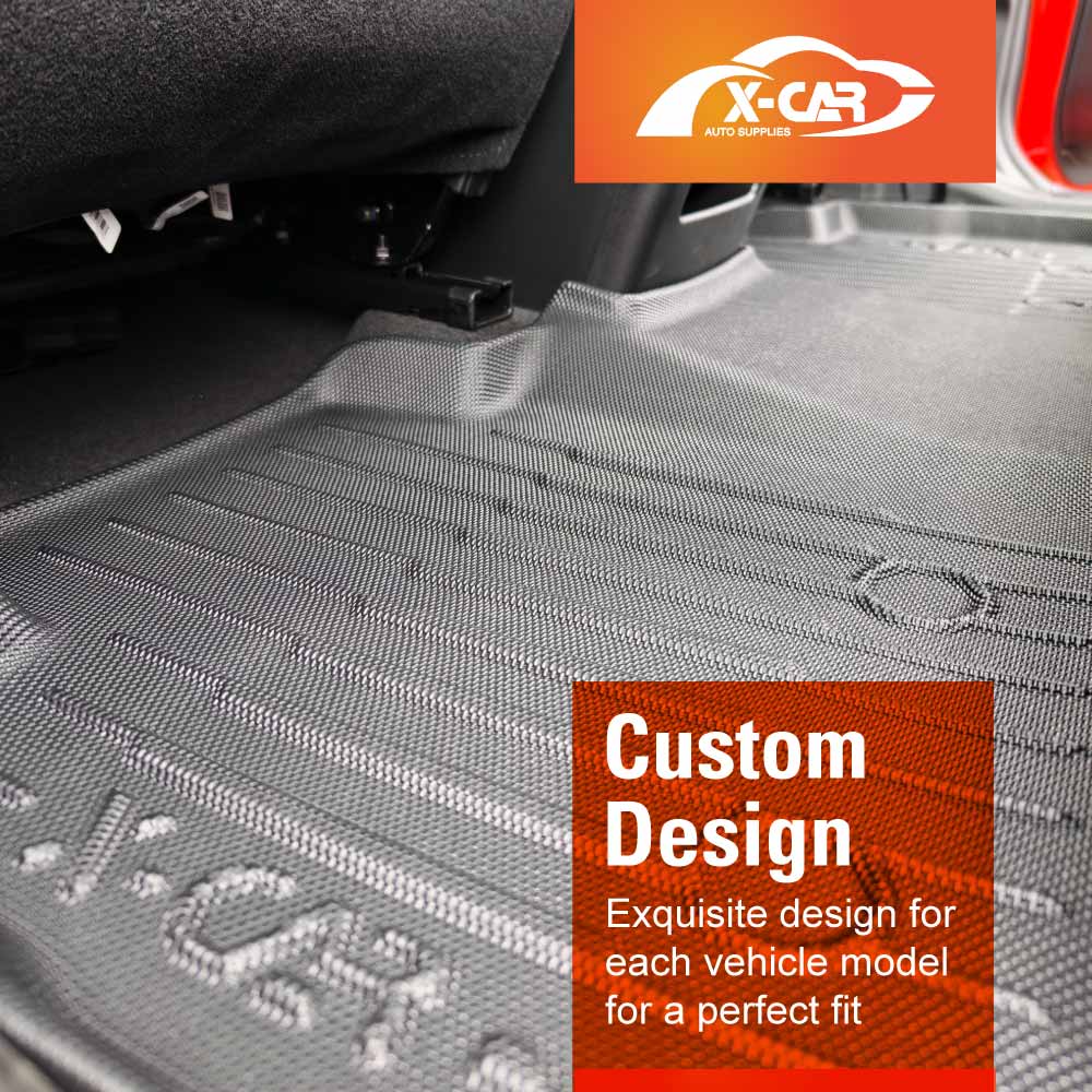 Floor Mats Boot Liner Set for GWM Haval H7 2025-Onwards All Weather Heavy Duty Car Trunk Cargo Kick Back Seat Protector Cover