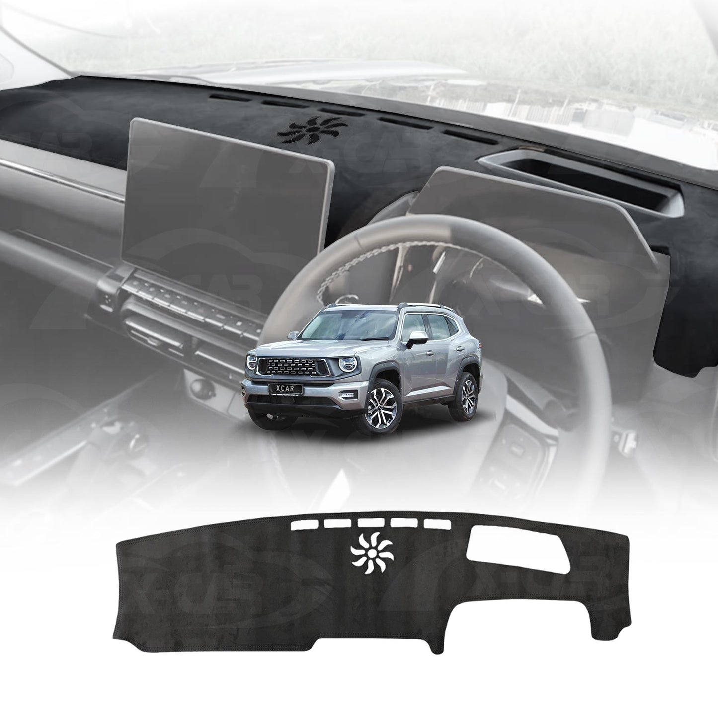 Dash Mat for GWM Haval H7 2025-Onwards With HUD Non-Slip Microfiber Pad Cover Interior Accessories