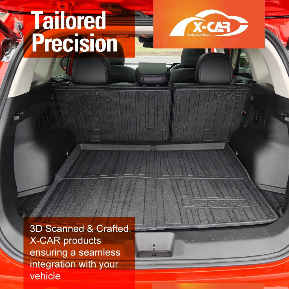 Boot Liner Kick Mats Set for GWM Haval H7 2025-Onwards All Weather Heavy Duty Cargo Car Trunk Back Seat Protector