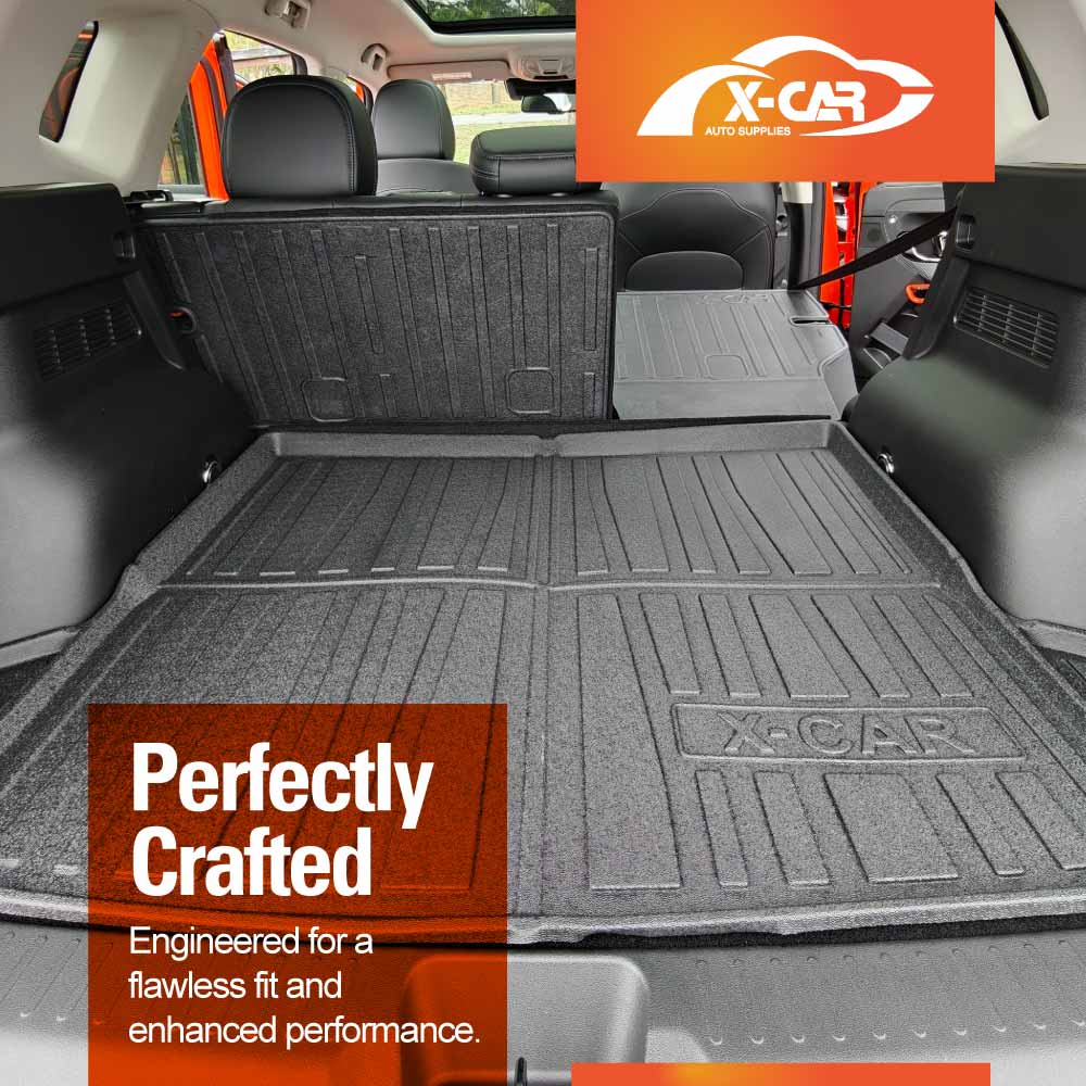 Floor Mats Boot Liner Set for GWM Haval H7 2025-Onwards All Weather Heavy Duty Car Trunk Cargo Kick Back Seat Protector Cover