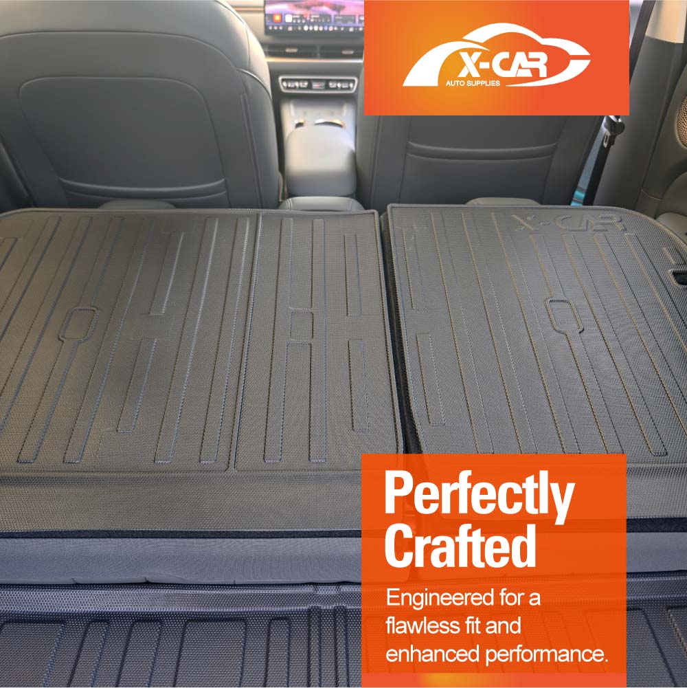 3D Floor Mats Boot Liner Set for GWM Ora 5 2026-Onwards Lower Boot Level All Weather Heavy Duty Cargo Kick Back Seat Cover