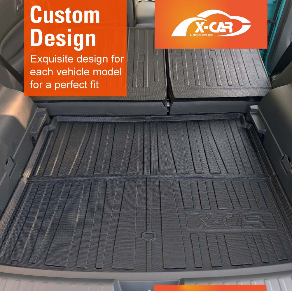 3D Floor Mats Boot Liner Set for GWM Ora 5 2026-Onwards Lower Boot Level All Weather Heavy Duty Cargo Kick Back Seat Cover