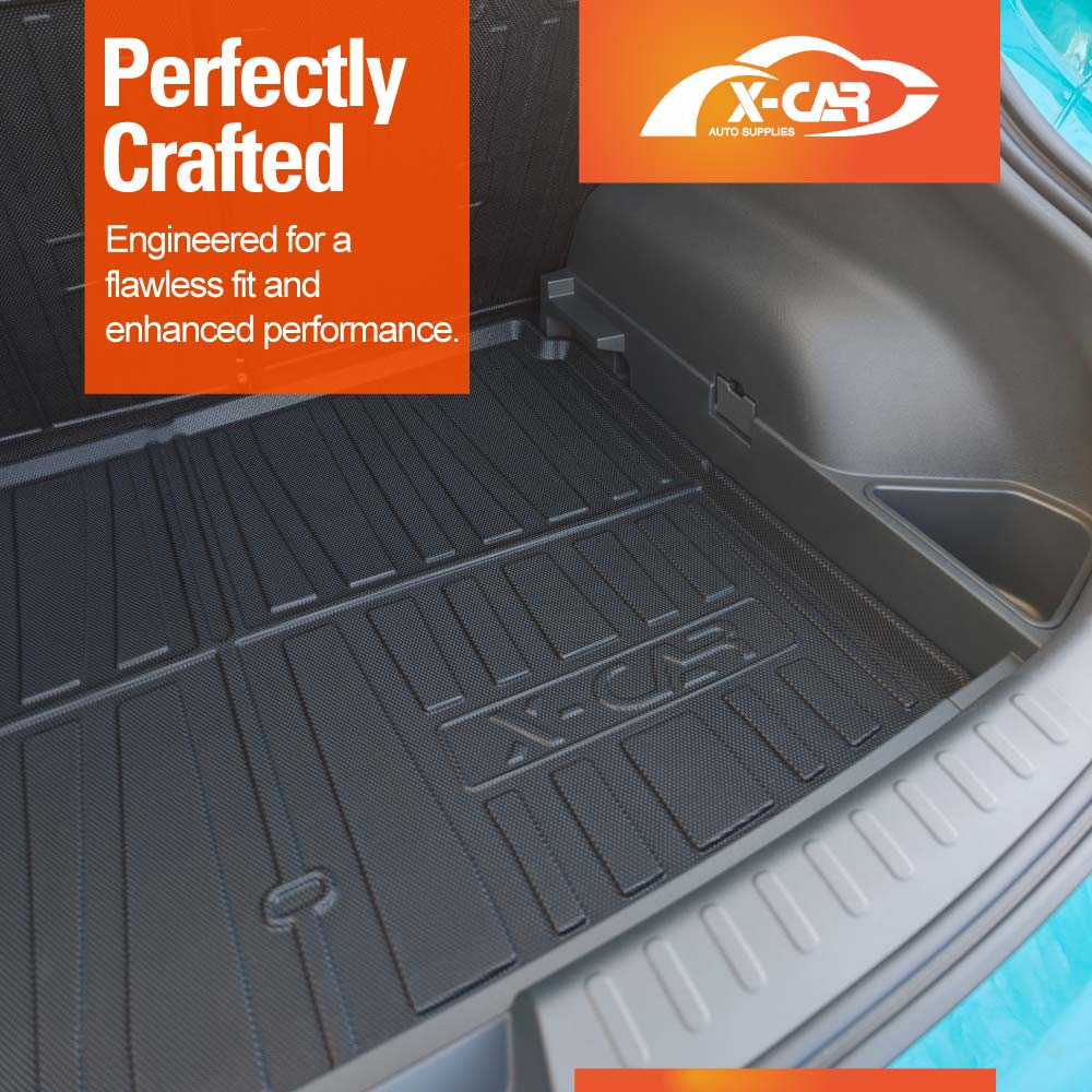 3D Floor Mats Boot Liner Set for GWM Ora 5 2026-Onwards Lower Boot Level All Weather Heavy Duty Cargo Kick Back Seat Cover