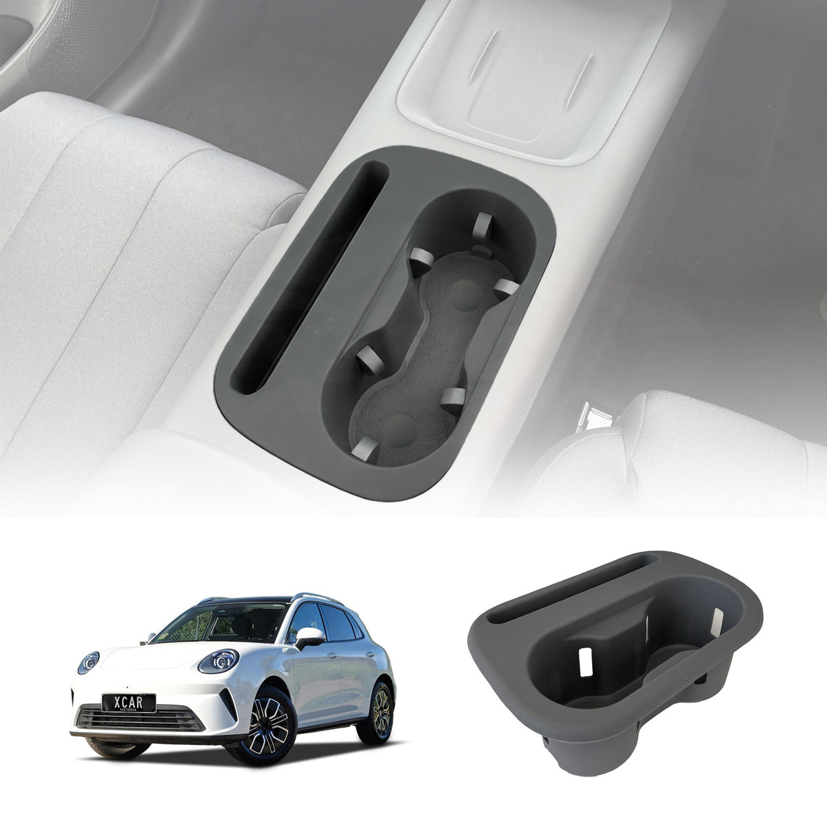 Cup Holder Storage Tray for GWM Ora 5 2026-Onwards Centre Console Insert Organiser Car Accessories