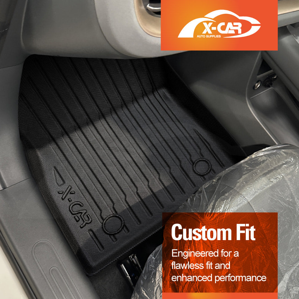 3D Floor Mats Boot Liner Set for GWM Ora 5 2026-Onwards Lower Boot Level All Weather Heavy Duty Cargo Kick Back Seat Cover