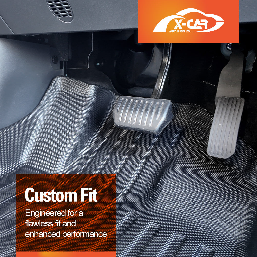3D Floor Mats Boot Liner Set for GWM Ora 5 2026-Onwards Lower Boot Level All Weather Heavy Duty Cargo Kick Back Seat Cover