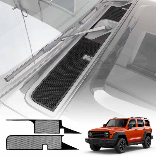 Front Engine Air Flow Intake Vent Grille Cover for GWM Tank 300 Tank300 2023-2025 with Protective Inlet Screen ABS Plastic Protection