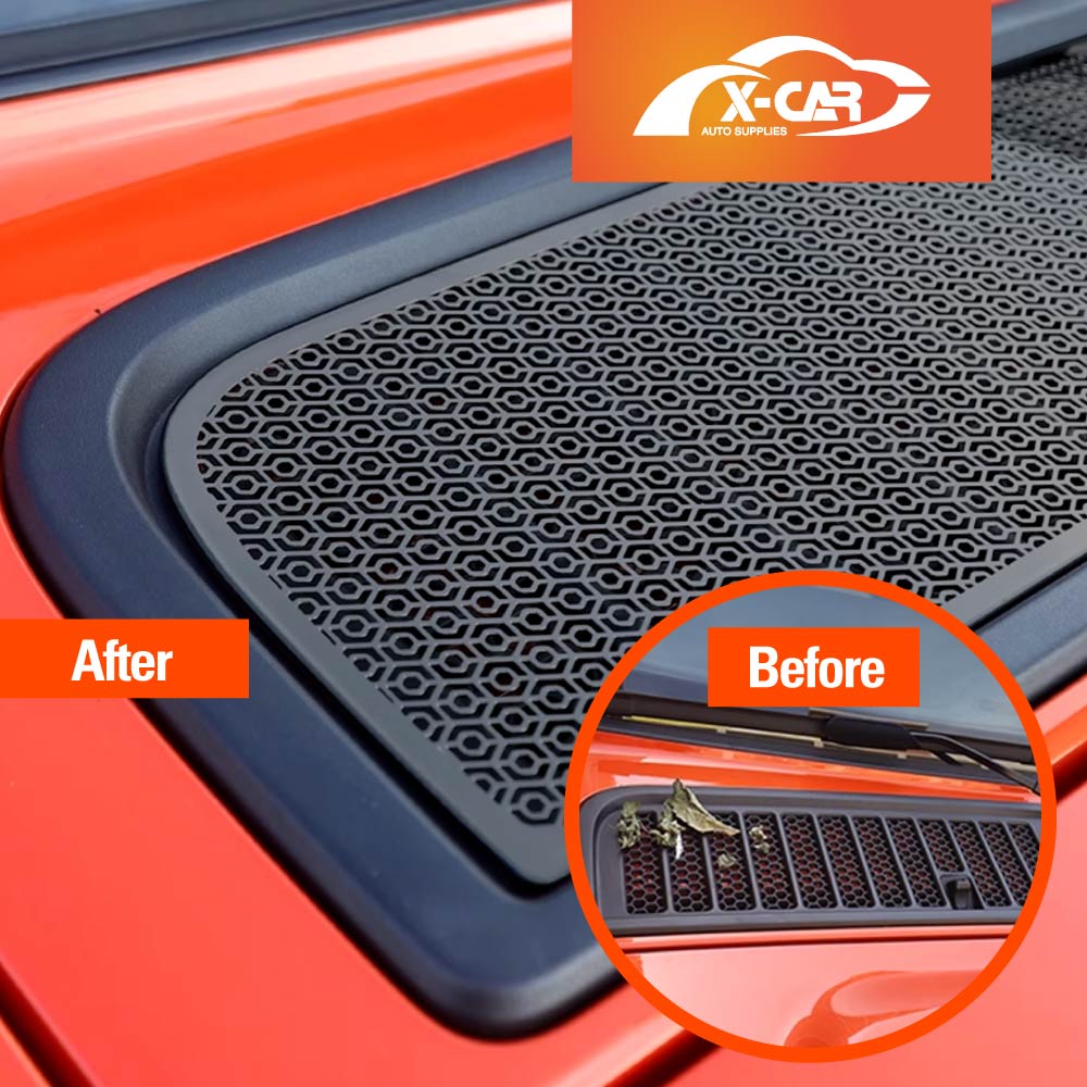 Front Engine Air Flow Intake Vent Grille Cover for GWM Tank 300 Tank300 2023-2025 with Protective Inlet Screen ABS Plastic Protection