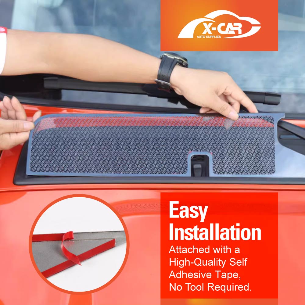 Front Engine Air Flow Intake Vent Grille Cover for GWM Tank 300 Tank300 2023-2025 with Protective Inlet Screen ABS Plastic Protection