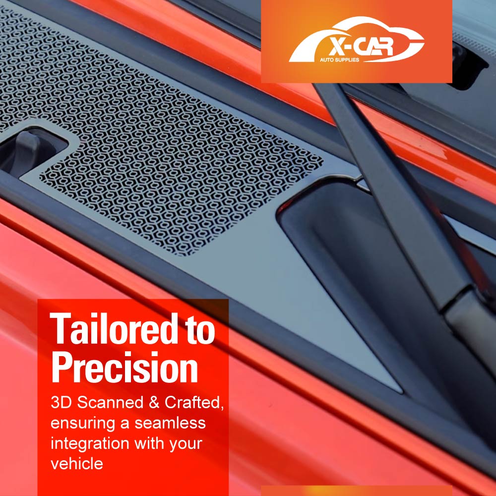 Front Engine Air Flow Intake Vent Grille Cover for GWM Tank 300 Tank300 2023-2025 with Protective Inlet Screen ABS Plastic Protection