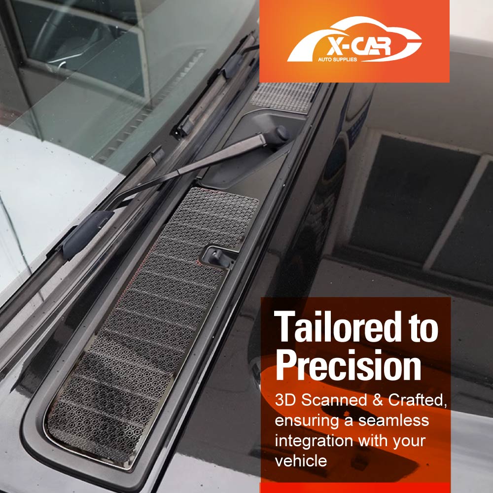 Front Engine Air Flow Intake Vent Grille Cover for GWM Tank 300 Tank300 2023-2025 with Protective Inlet Screen ABS Plastic Protection