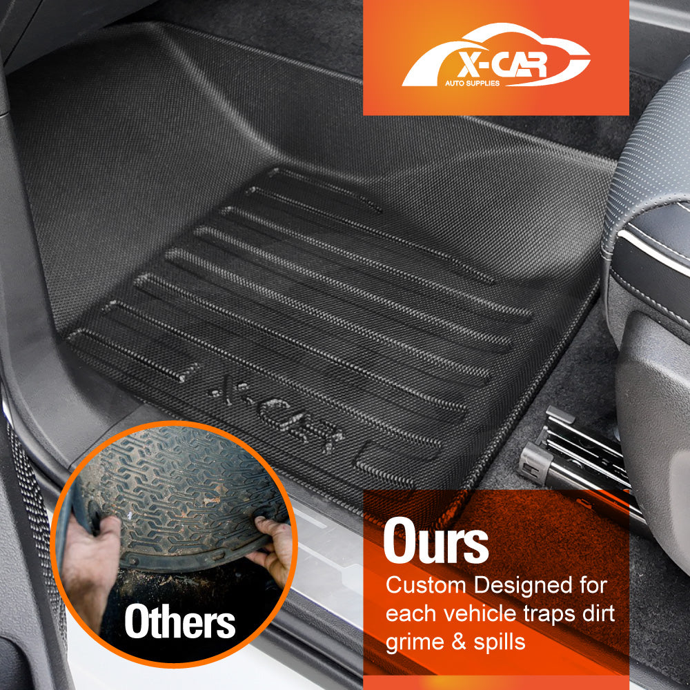 3D Floor Mats for GWM Tank 300 Tank300 PHEV 2023-Onwards Heavy Duty All Weather Car Waterproof Interior Protection Liner Set
