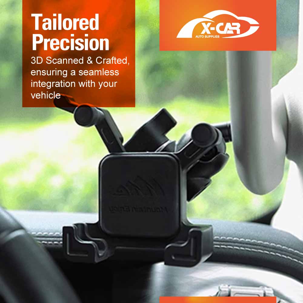A-Pillar Phone Holder Mount for GWM Tank 300 2023-2025 Reinforced Aluminium Alloy Accessories
