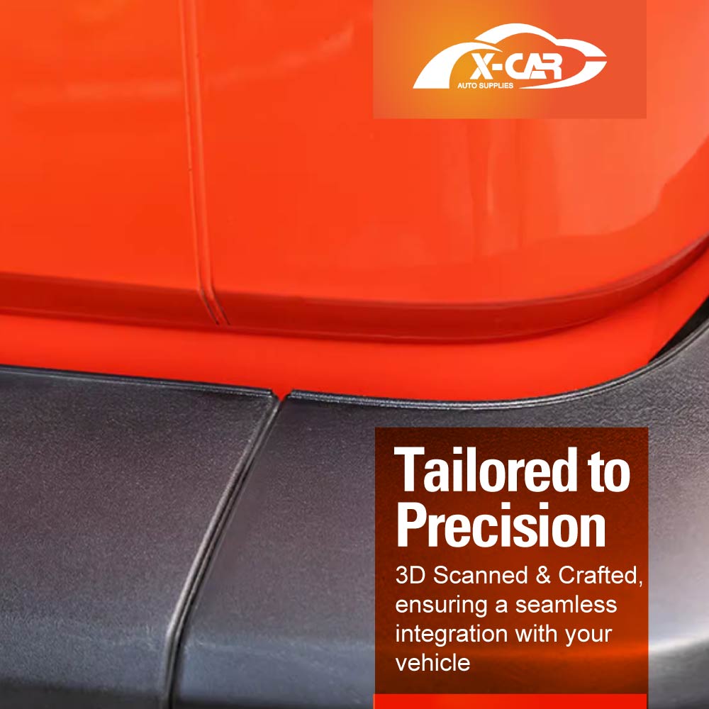 Orange Rear Bumper Corner Cover Trim for GWM Tank 300 Tank300 2023-2025 Modified Inner Decorative Panel