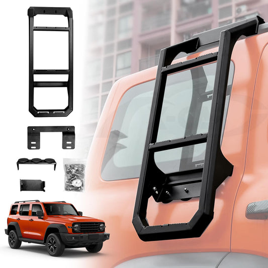Side Ladder for GWM Tank 300 2023-2025 Stainless Steel Protective Frame Exterior Modification Accessories Black