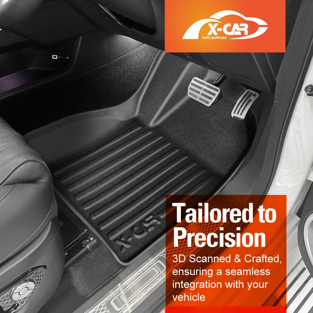 Floor Mats Boot Liner Set for GWM Tank 500 Tank500 2024-2025 All Weather Heavy Duty Cargo Kick Mats Back Seat Protector Cover