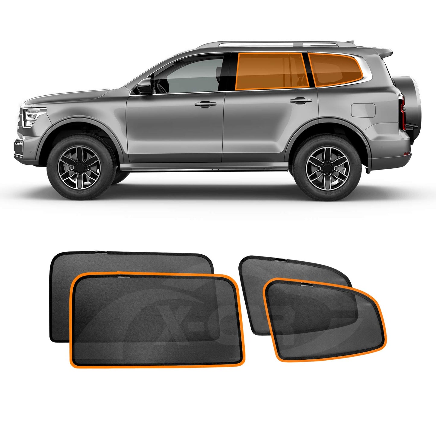 Rear Port Window Sun Shade for GWM Tank 500 Tank500 2024-2025 Car Sun Blind Mesh