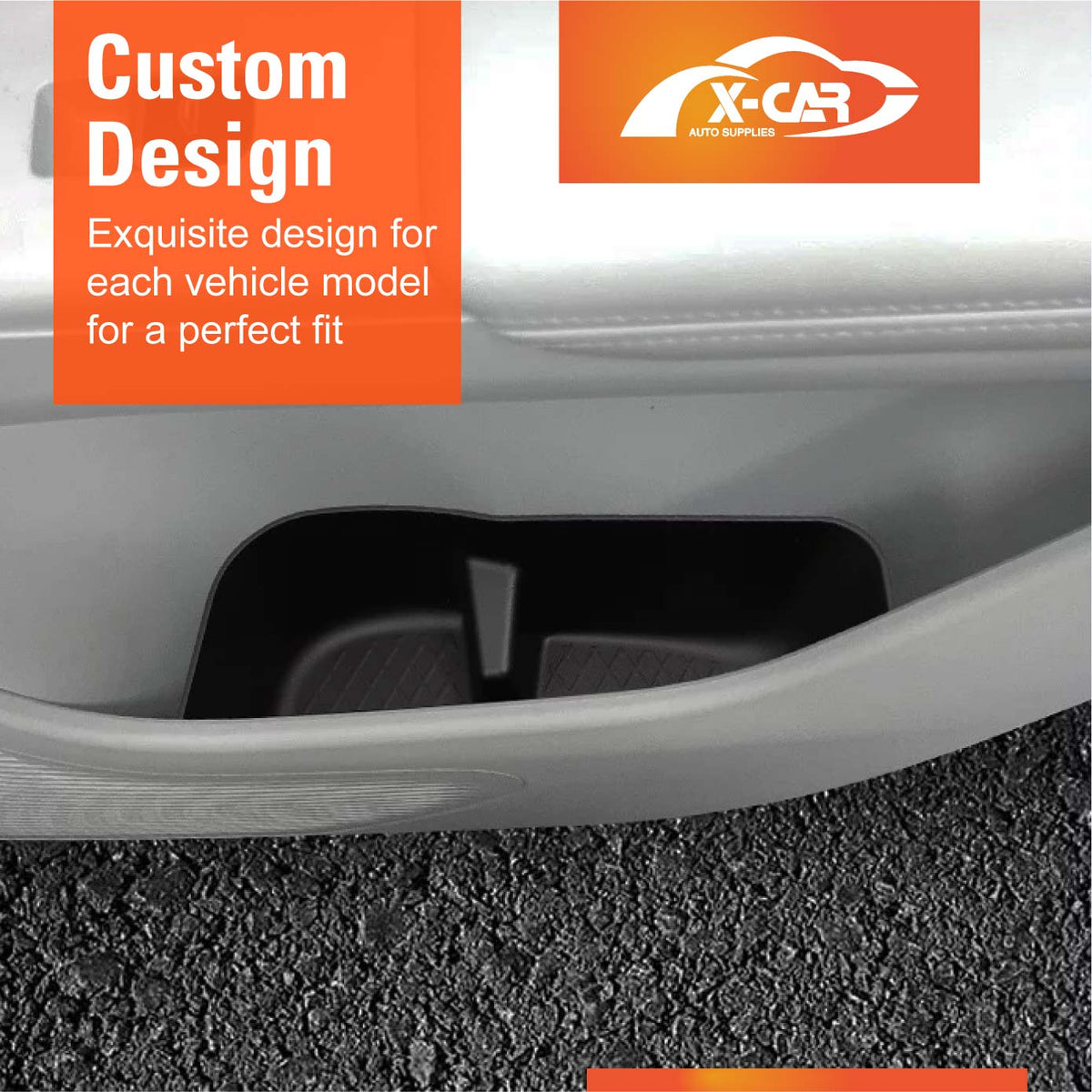 Car Door Side Storage Box Trays for Geely EX2 EX 2 2026-Onwards Front & Rear Row Set of 4 Organiser Accessories