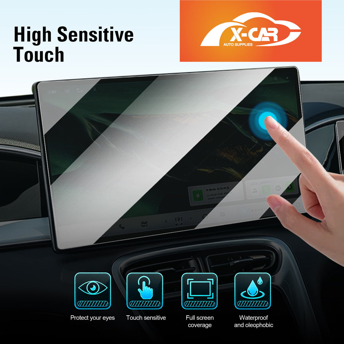 Tempered Glass Screen Protector for Geely EX2 EX 2 2026-Onwards Touchscreen Anti-Scratch Cover Accessories