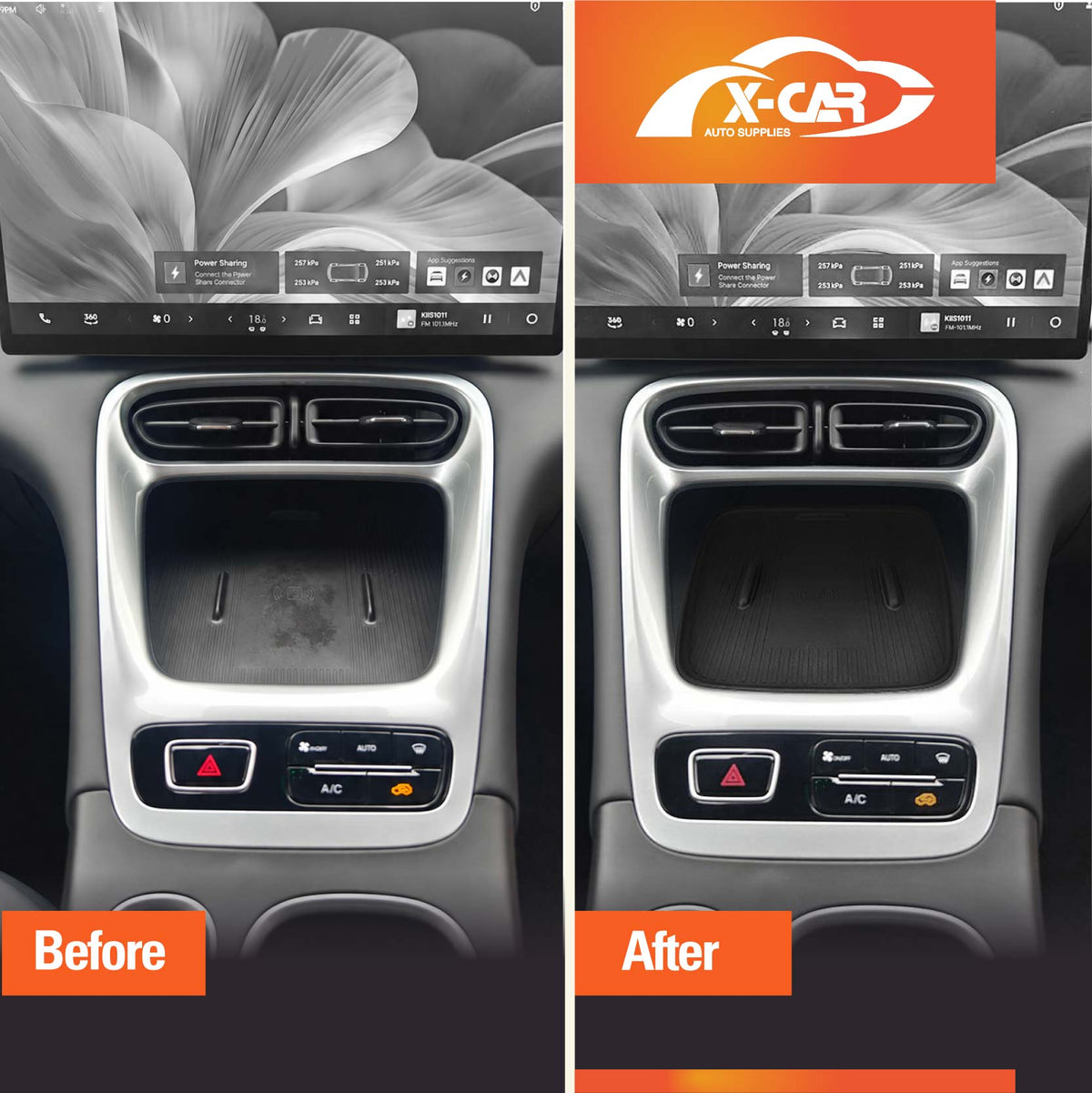 Centre Console Organizer Set for Geely EX2 EX 2 2026-Onwards Wireless Charging Phone Pad Armrest Insert Storage Tray Accessories
