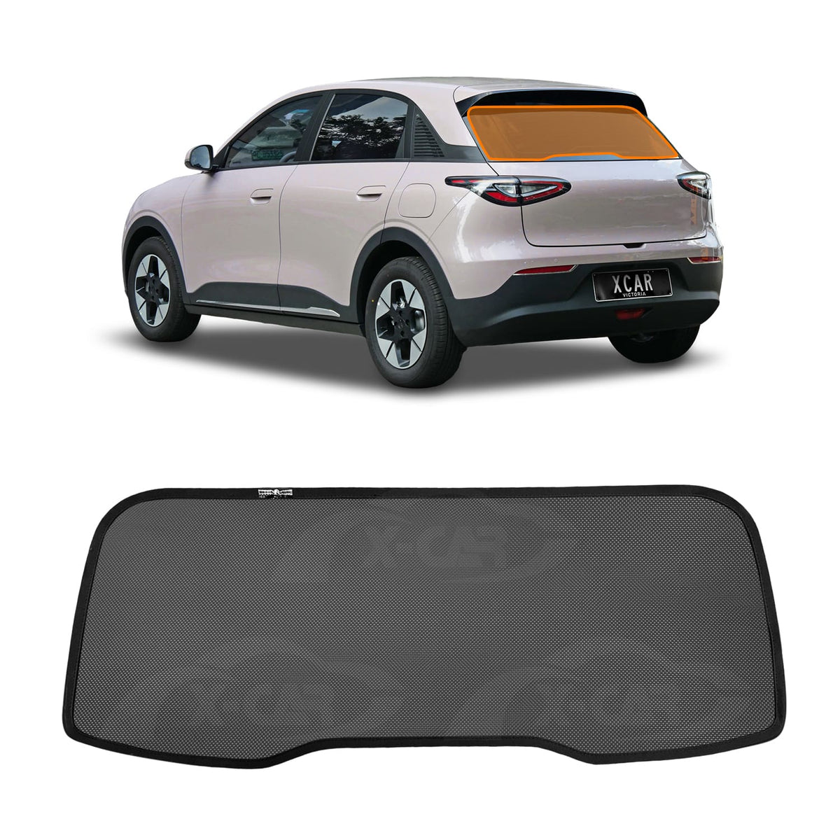 Rear Windscreen Sun Shade for Geely EX2 EX 2 2026-Onwards Car Custom Wind Screen Sun Blind Mesh