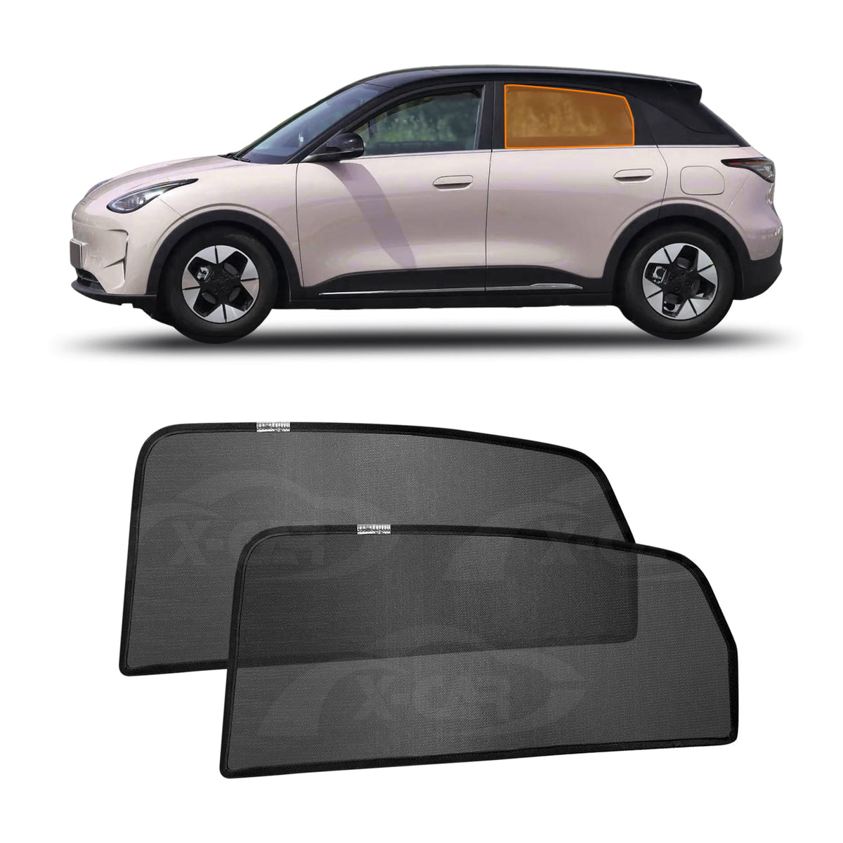 Rear Window Sun Shades for Geely EX2 EX 2 2026-Onwards UV Protection Car Sunshade Blind Mesh
