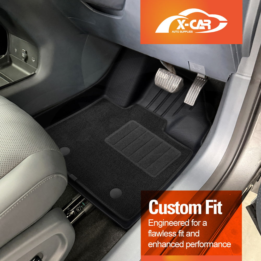 Premium Floor Mats for Geely EX5 2025-Onwards Heavy Duty All Weather Double Layer TPE Carpet Car Interior Liner Set
