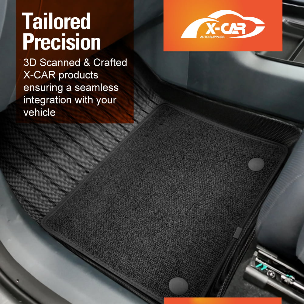 Premium Floor Mats for Geely EX5 2025-Onwards Heavy Duty All Weather Double Layer TPE Carpet Car Interior Liner Set