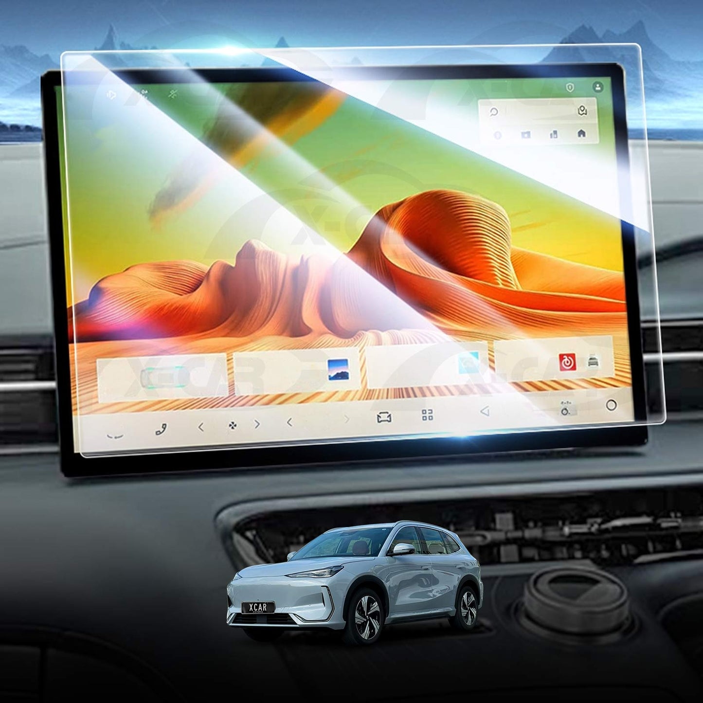 Tempered Glass Screen Protector for Geely EX5 EX 5 2025-Onwards Touchscreen Anti-Scratch Cover Accessories