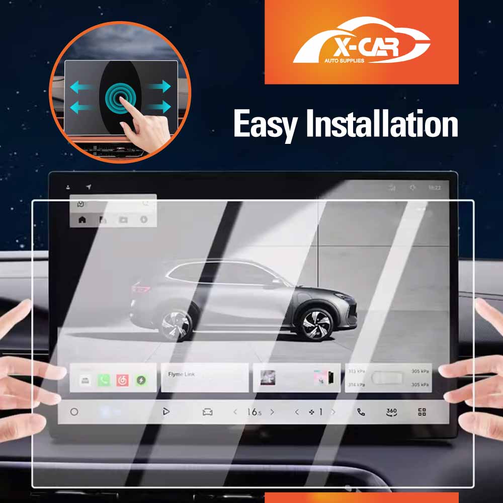 Tempered Glass Screen Protector Set for Geely EX5 EX 5 2025-Onwards Dash Center Console Touchscreen Anti-Scratch Cover Accessories