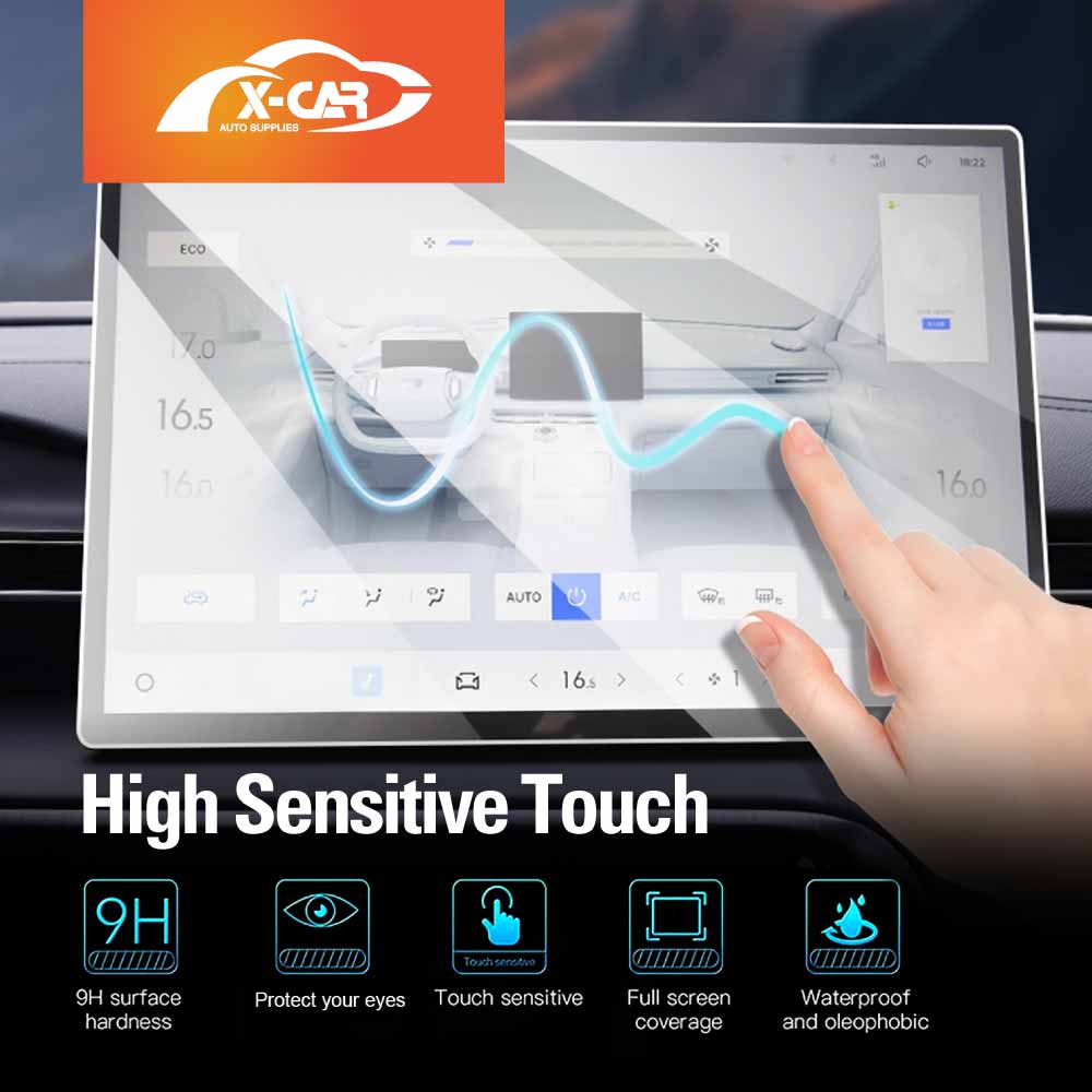 Tempered Glass Screen Protector Set for Geely EX5 EX 5 2025-Onwards Dash Center Console Touchscreen Anti-Scratch Cover Accessories