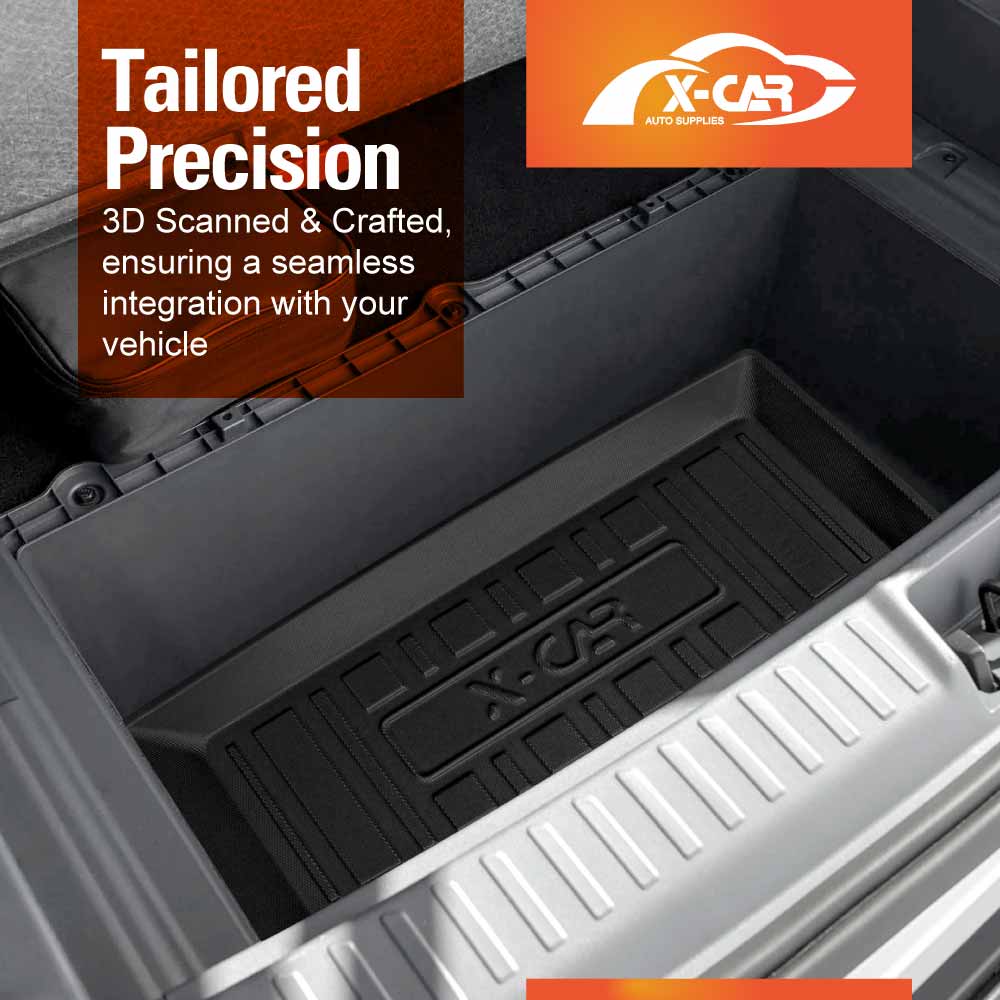 3D Floor Mats Boot Liner Set for Geely EX5 2025-Onwards All Weather Heavy Duty Toolbox Cargo Car Trunk Back Seat Kick Cover Luggage Tray