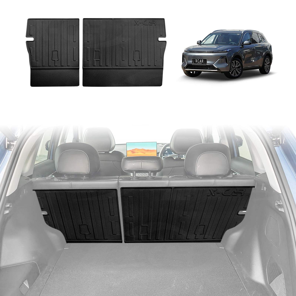 Back Seat Protector for Geely Starray EM-i 2025-Onwards All Weather Heavy Duty Car Seat Kick Mats Cover Accessories