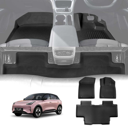 3D Floor Mats for Geely EX2 EX 2 Hatch 2026-Onwards Heavy Duty All Weather Car Waterproof Interior Protection Liner Set