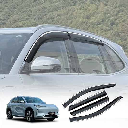 Weathershields for Geely EX5 2025-Onwards Car Weather Shields Wind Deflectors Window Sun Visor 4 Pcs