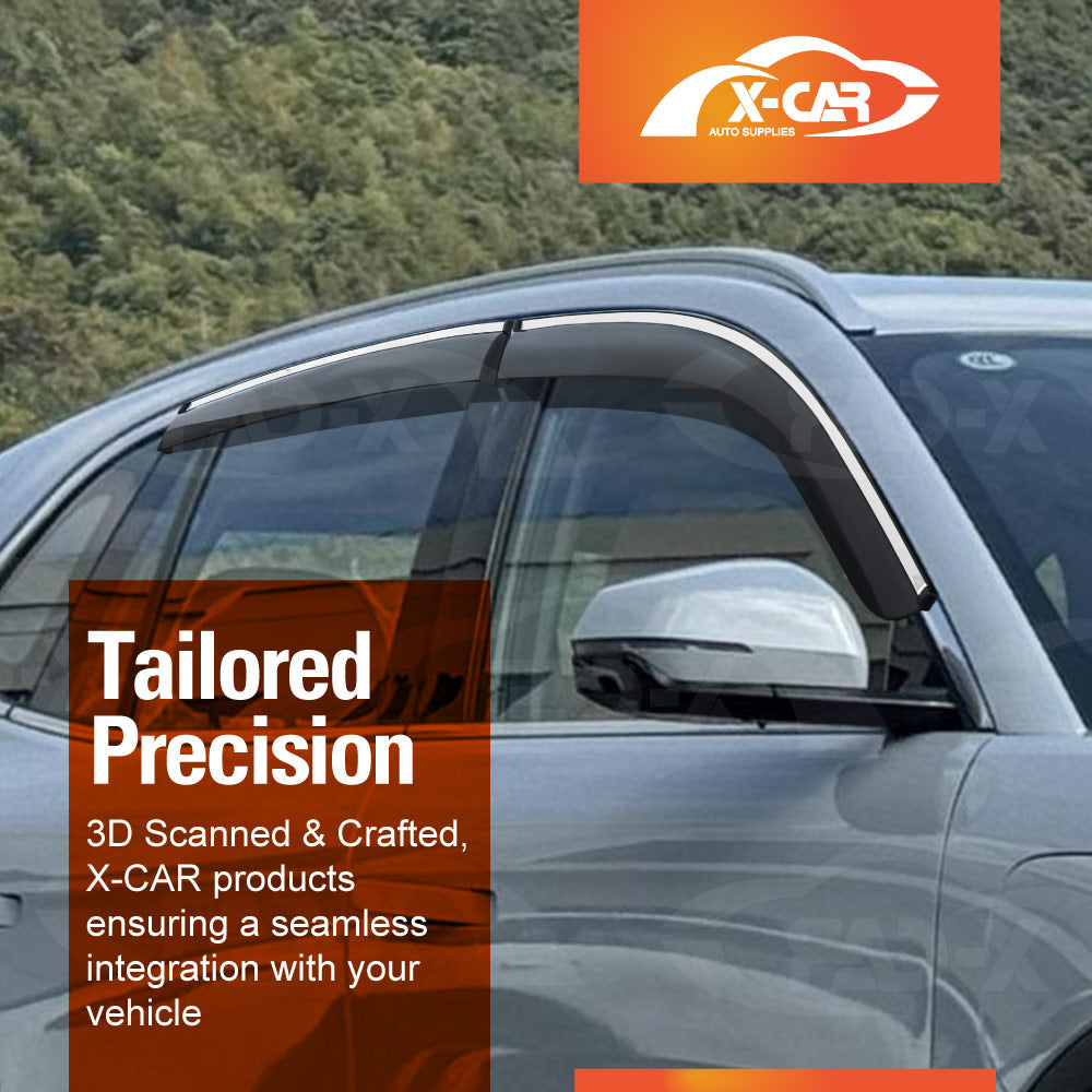 Weathershields for Geely EX5 2025-Onwards Car Weather Shields Wind Deflectors Window Sun Visor 4 Pcs
