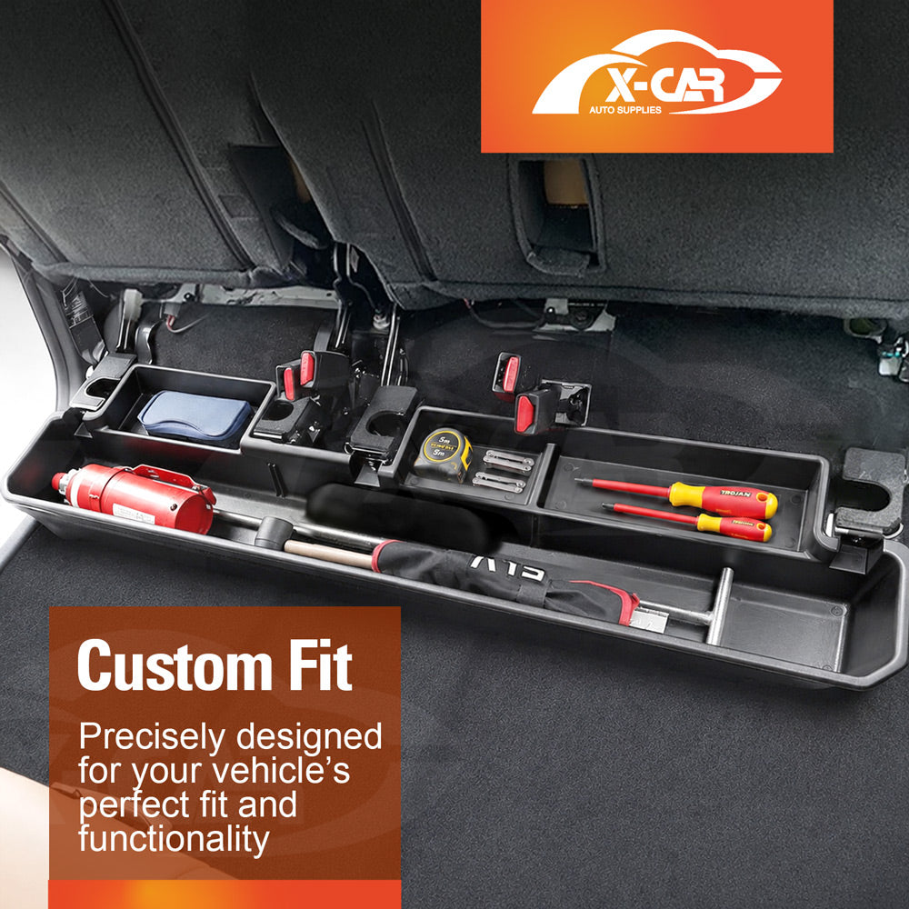 Rear Under Seat Storage Box for GWM Cannon Ultra/Lux/Vanta/XSR/Cannon-X 2021-Onwards Organizer Tray Car Interior Accessories
