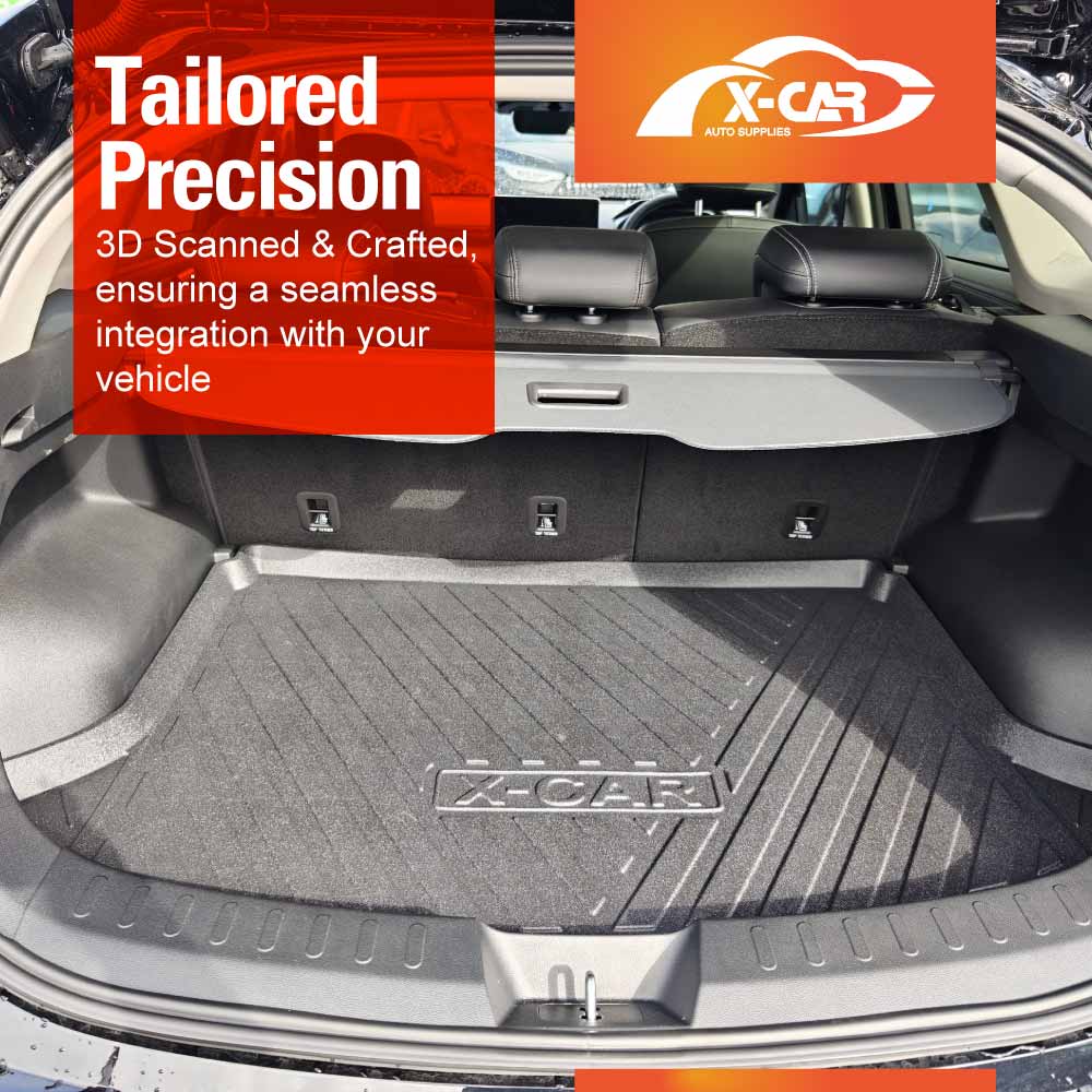 Floor Mats Boot Liner Set for GWM Haval Jolion 2024-Onwards All Weather Cargo Kick Mats Back Seat Protector Cover With Lower Boot Level