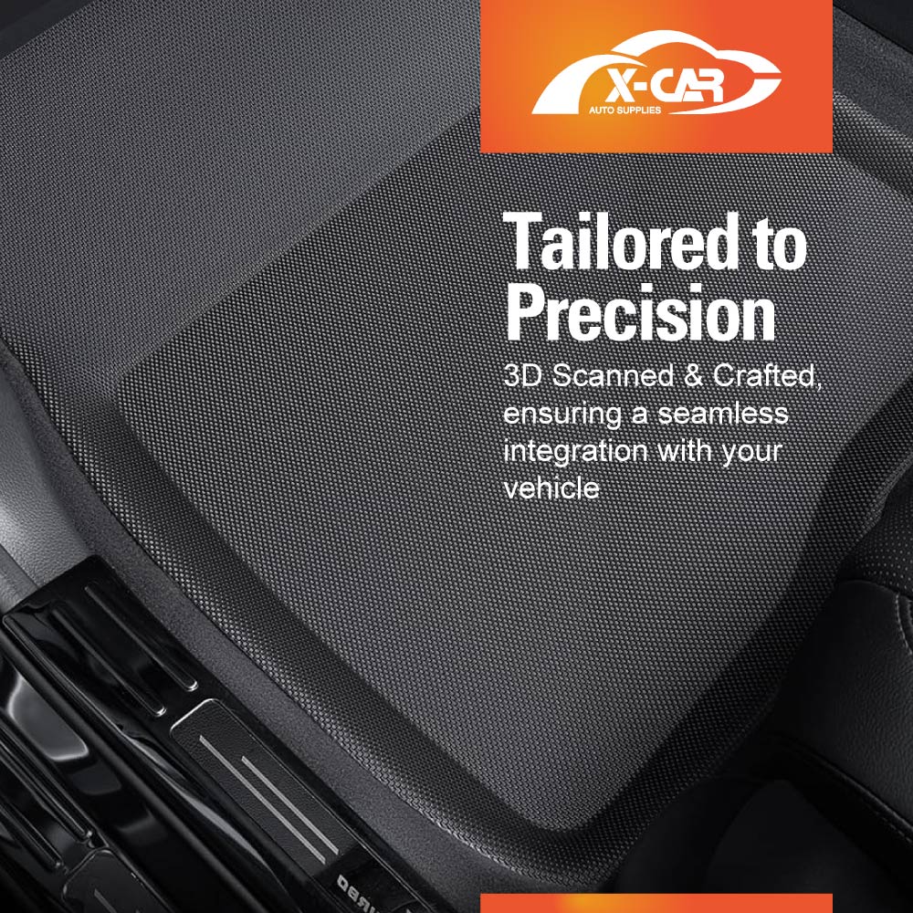 Floor Mats Boot Liner Set for Honda CRV CR-V 7-Seat 2023-Onwards All Weather Heavy Duty Cargo Kick Mats Back Seat Protector Cover