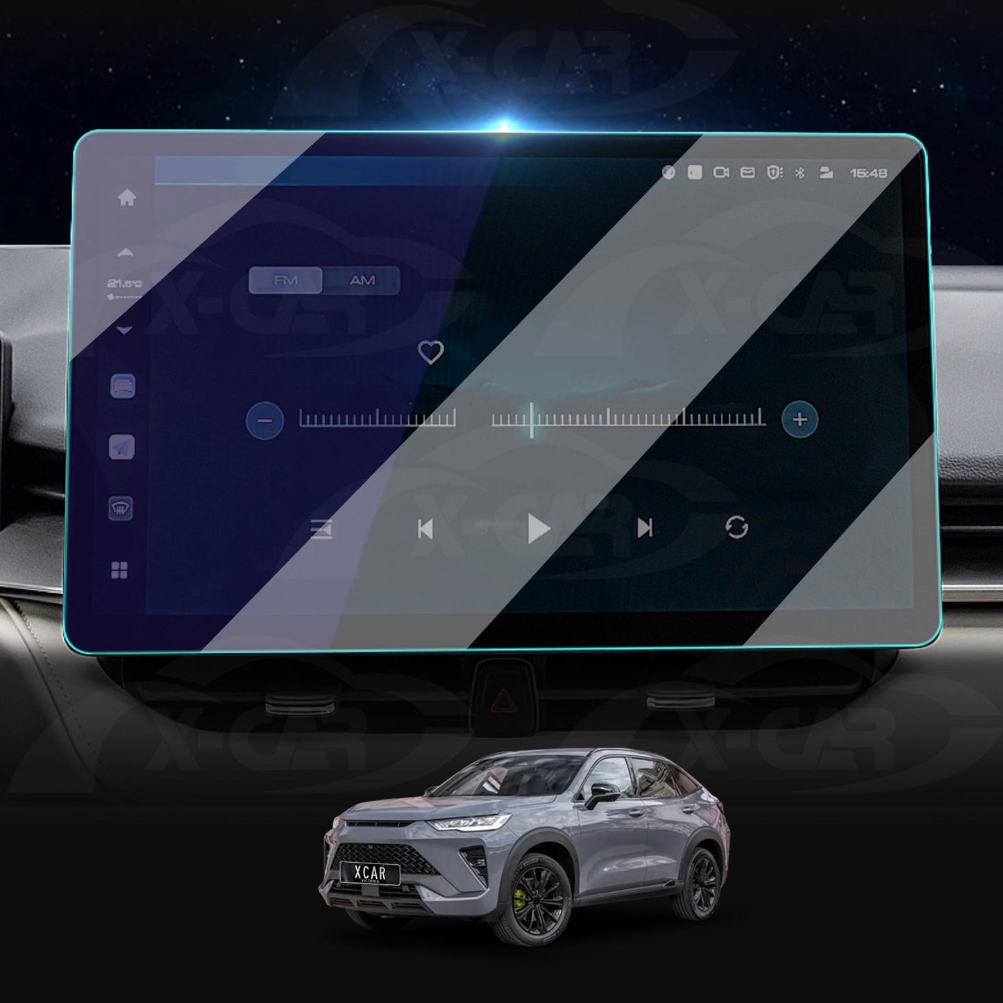 Tempered Glass Screen Protector for GWM Haval H6 GT 2026-Onwards Touchscreen Anti-Scratch Cover Accessories