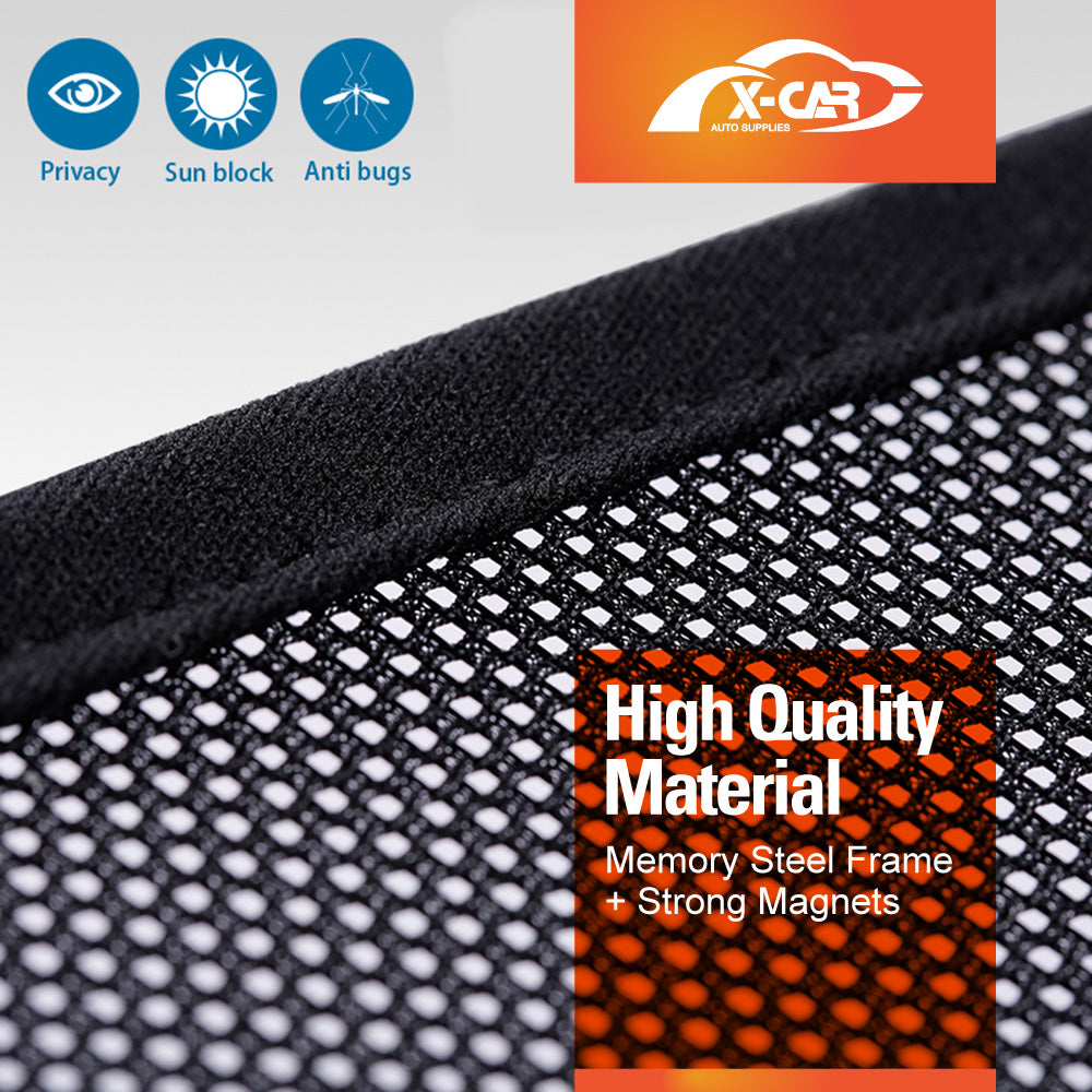 Window Sun Shades for Ford Ranger 2011-2022 Magnetic Car Custom Rear Windscreen Shade Sun Blind Mesh