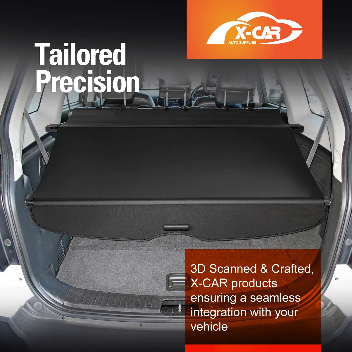 Retractable Car Trunk Shade Rear Cargo Security Shield Luggage Cover For Holden Captiva 2006-2020