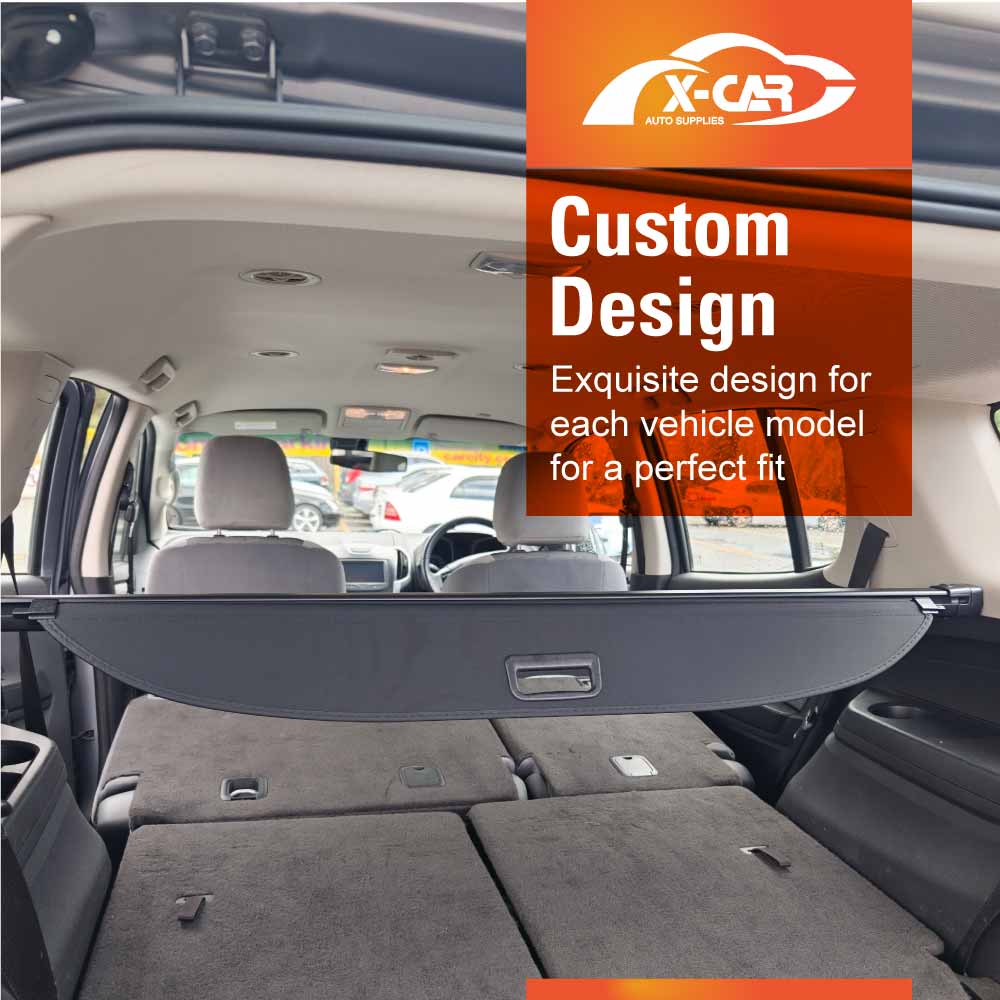 Retractable Cargo Cover for Holden Colorado 7 2012-2016 Rear Rack Partition Shelter Canvas Trunk Luggage Security Shield Shade