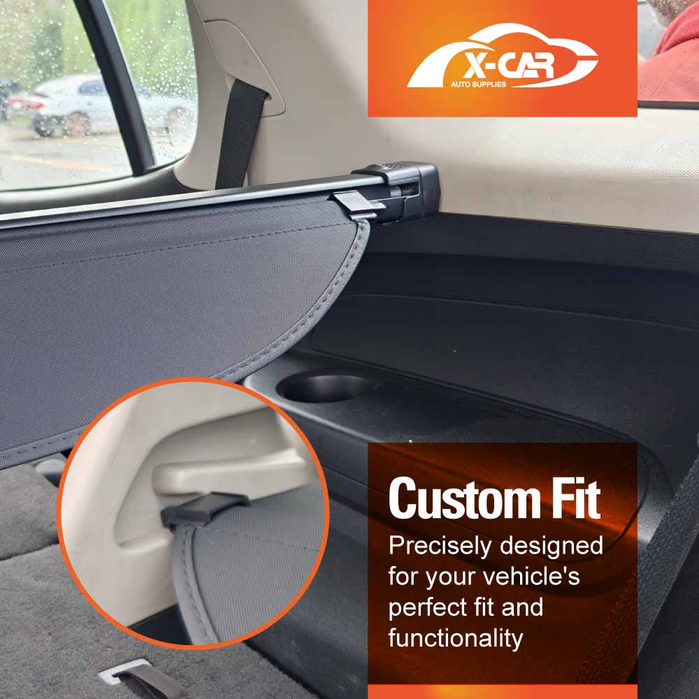 Retractable Cargo Cover for Holden Colorado 7 2012-2016 Rear Rack Partition Shelter Canvas Trunk Luggage Security Shield Shade